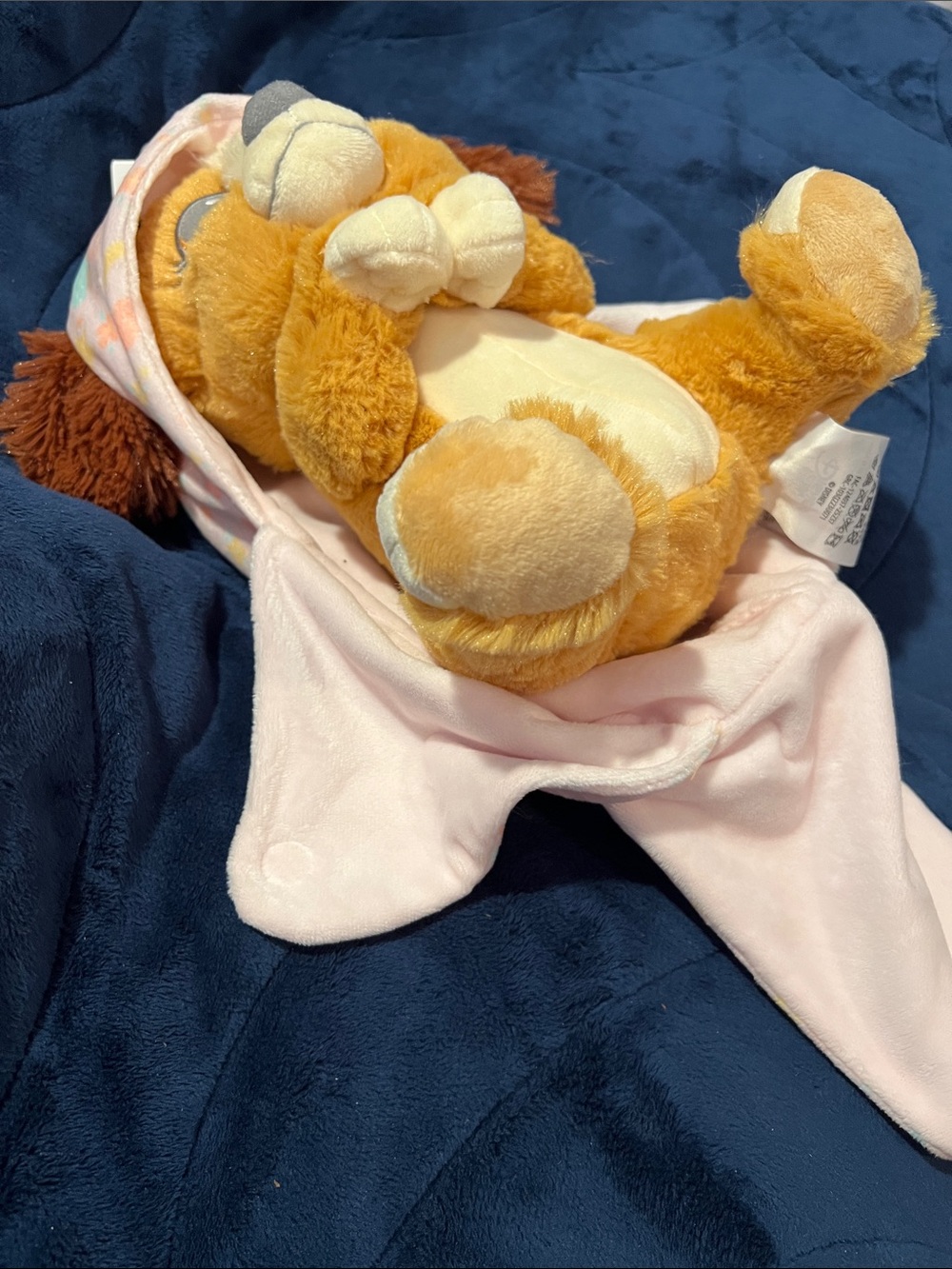 Disney Babies “Lady”- Brown and Pink Hooded Puppy Plush from the Disney Parks - Picture 2 of 3